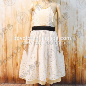 JannyBB lovely lace sleeveless girl dress